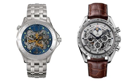 omega skeleton watch fake|skeleton chronograph watches.